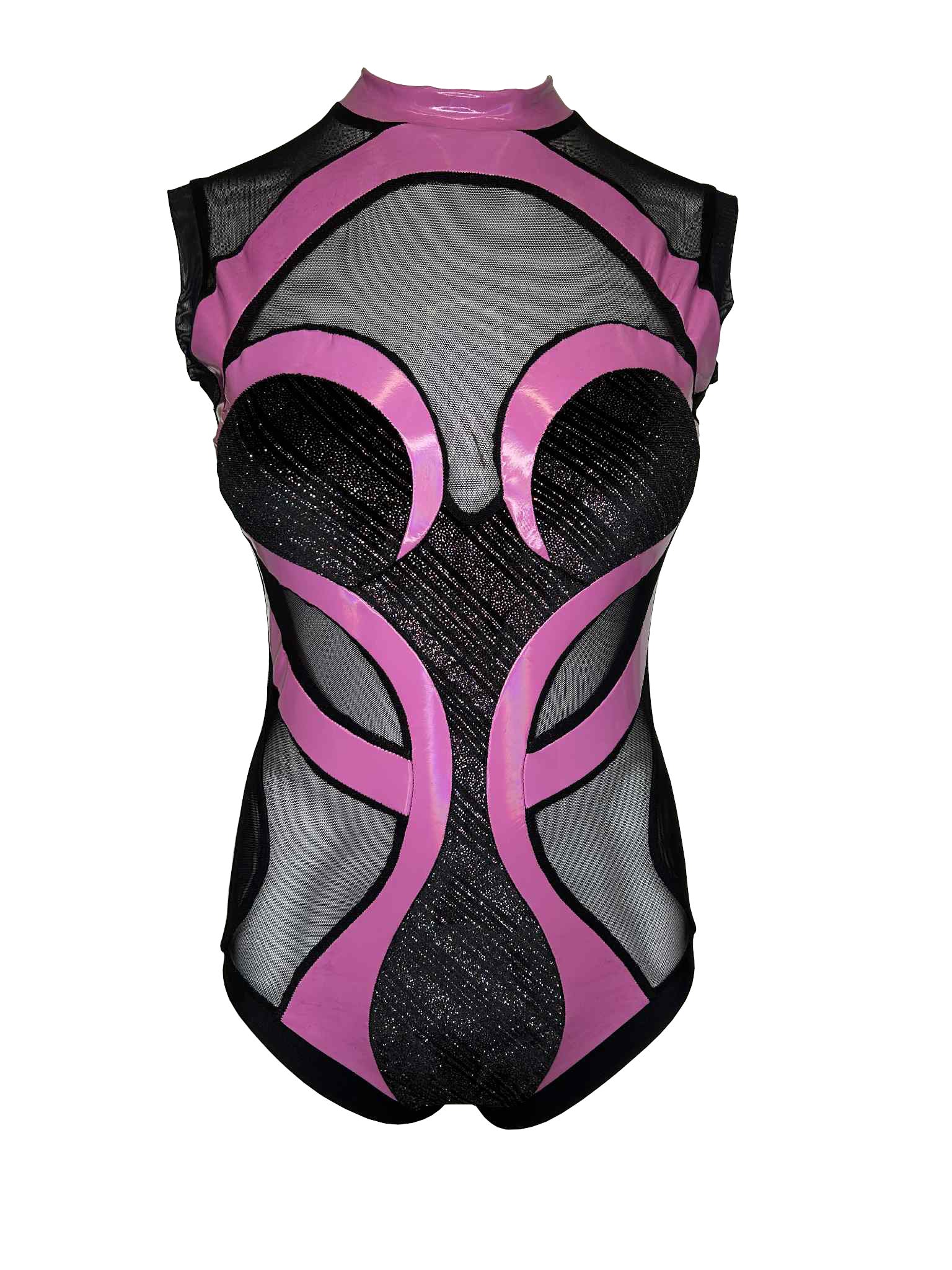 Baby Claire Body in Pink & Rainbow Glitter