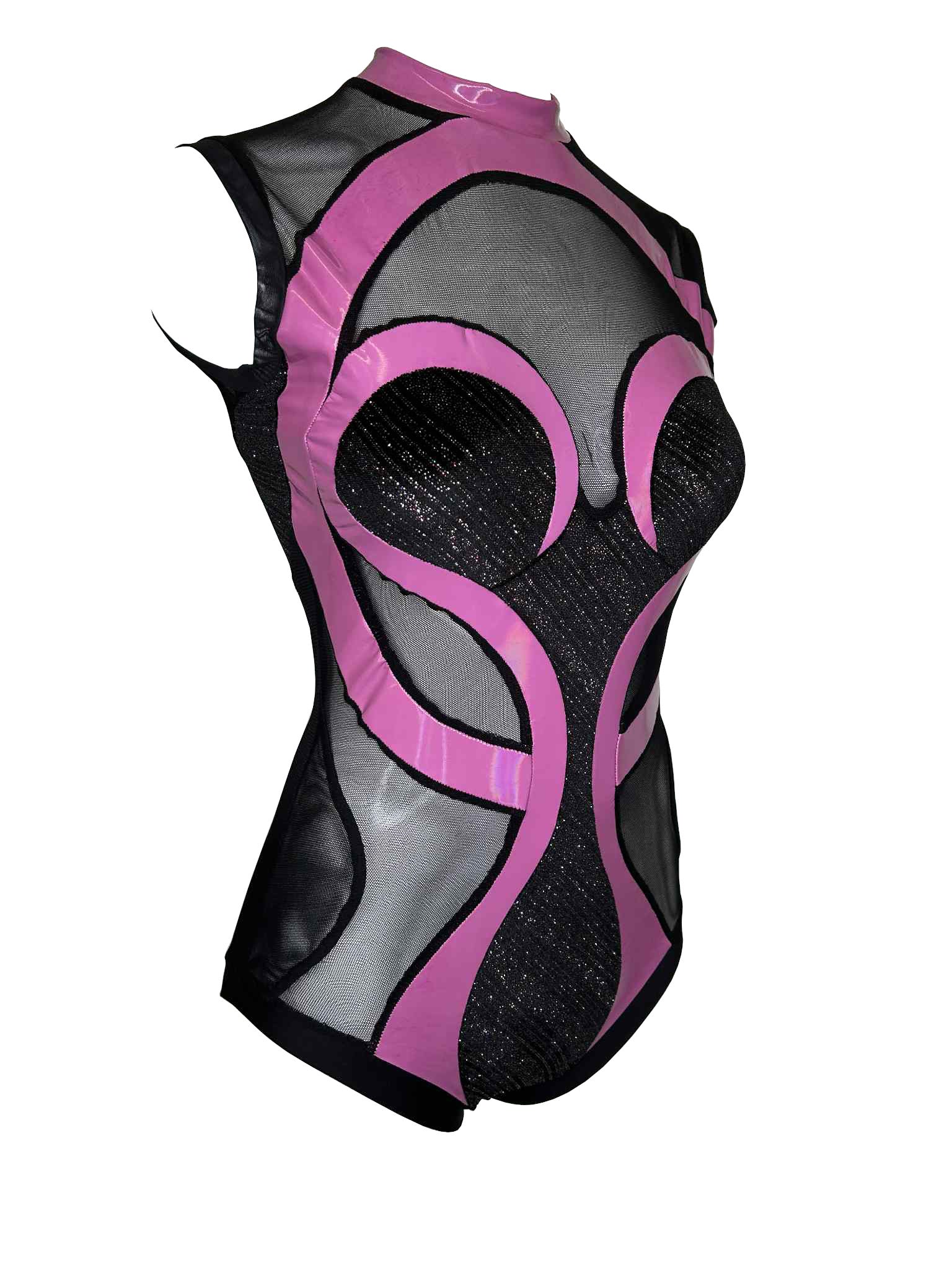 Baby Claire Body in Pink & Rainbow Glitter
