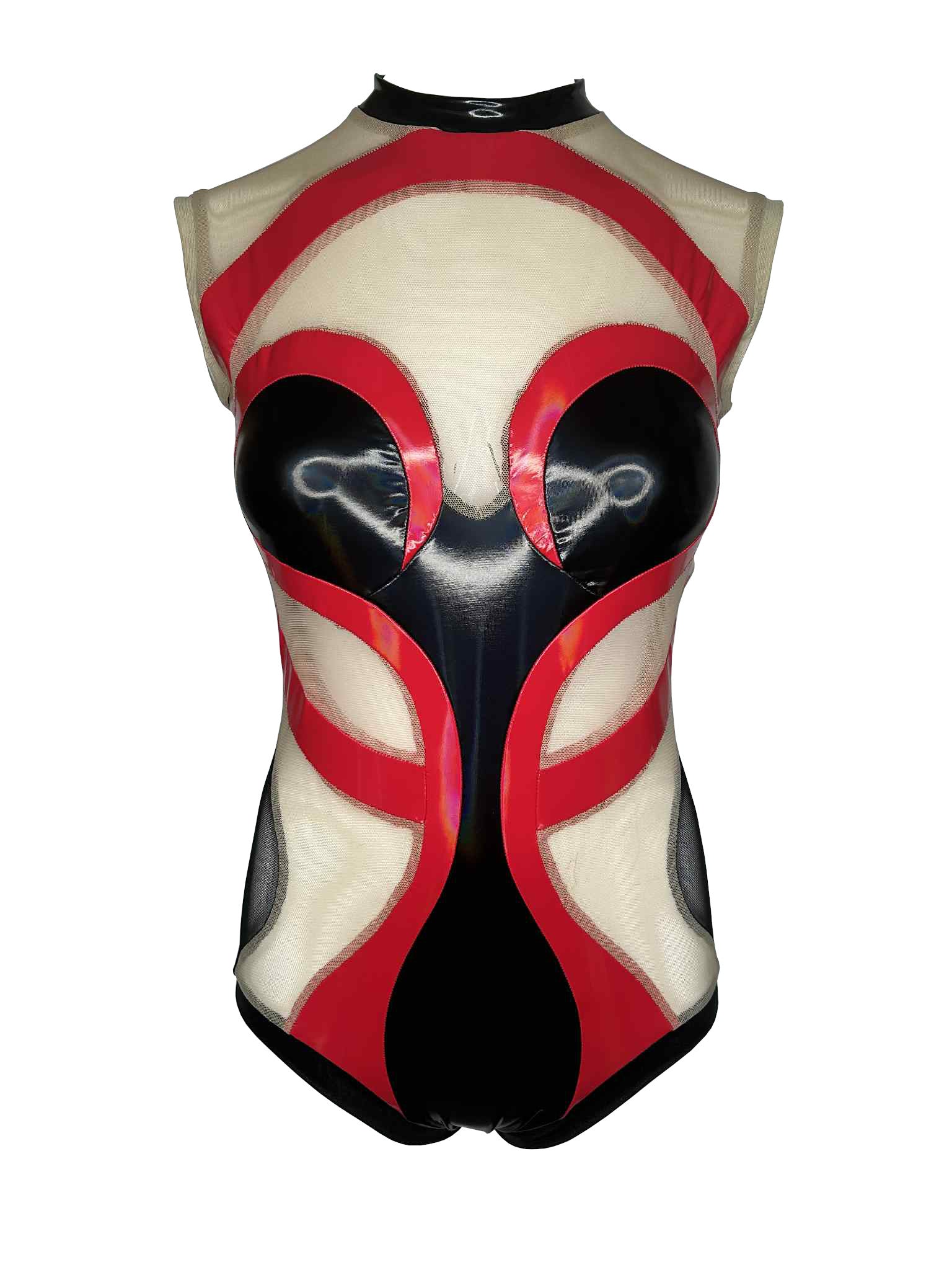 Baby Claire Body in Black & Red