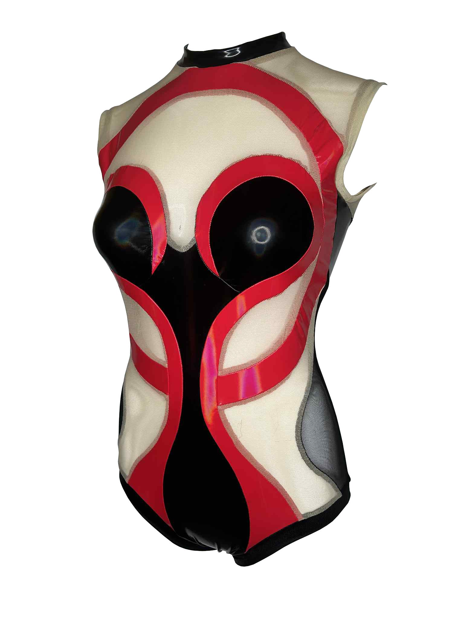 Baby Claire Body in Black & Red