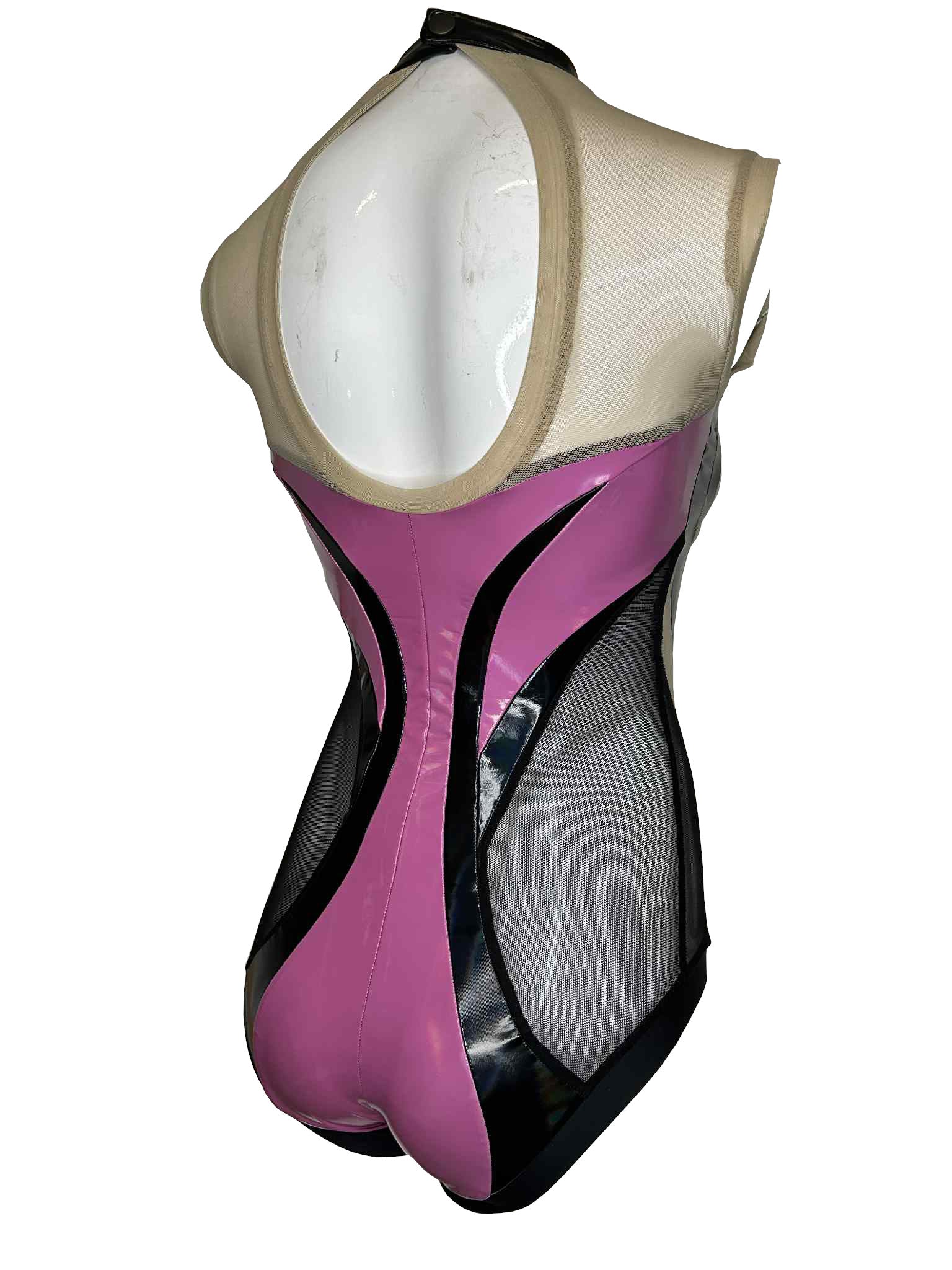 Baby Claire Body in Black & Pink