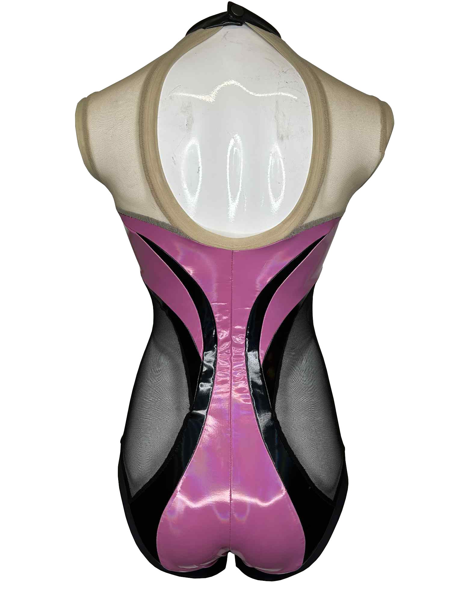 Baby Claire Body in Black & Pink