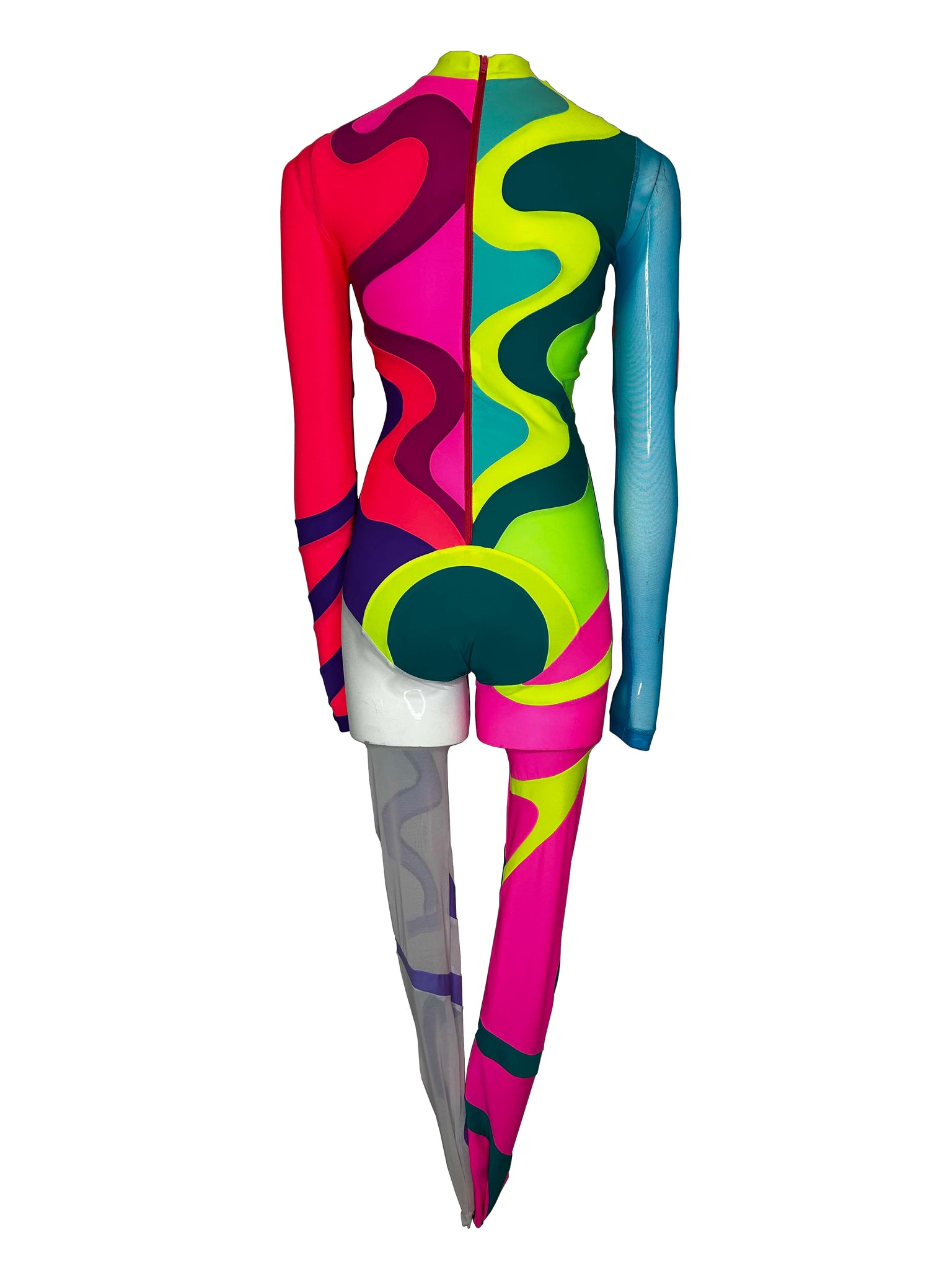 'Multicoloured Swirl' Catsuit #2