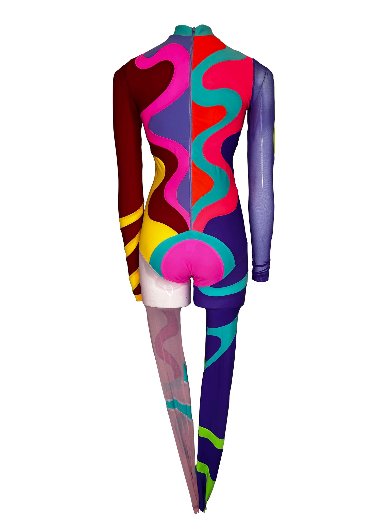 'Multicoloured Swirl' Catsuit #4