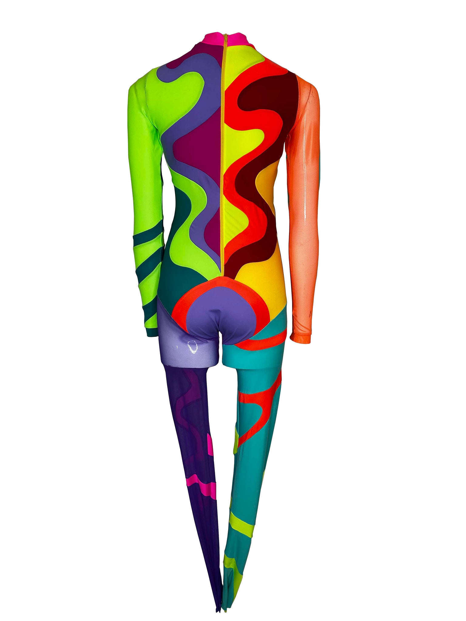 'Multicoloured Swirl' Catsuit #6