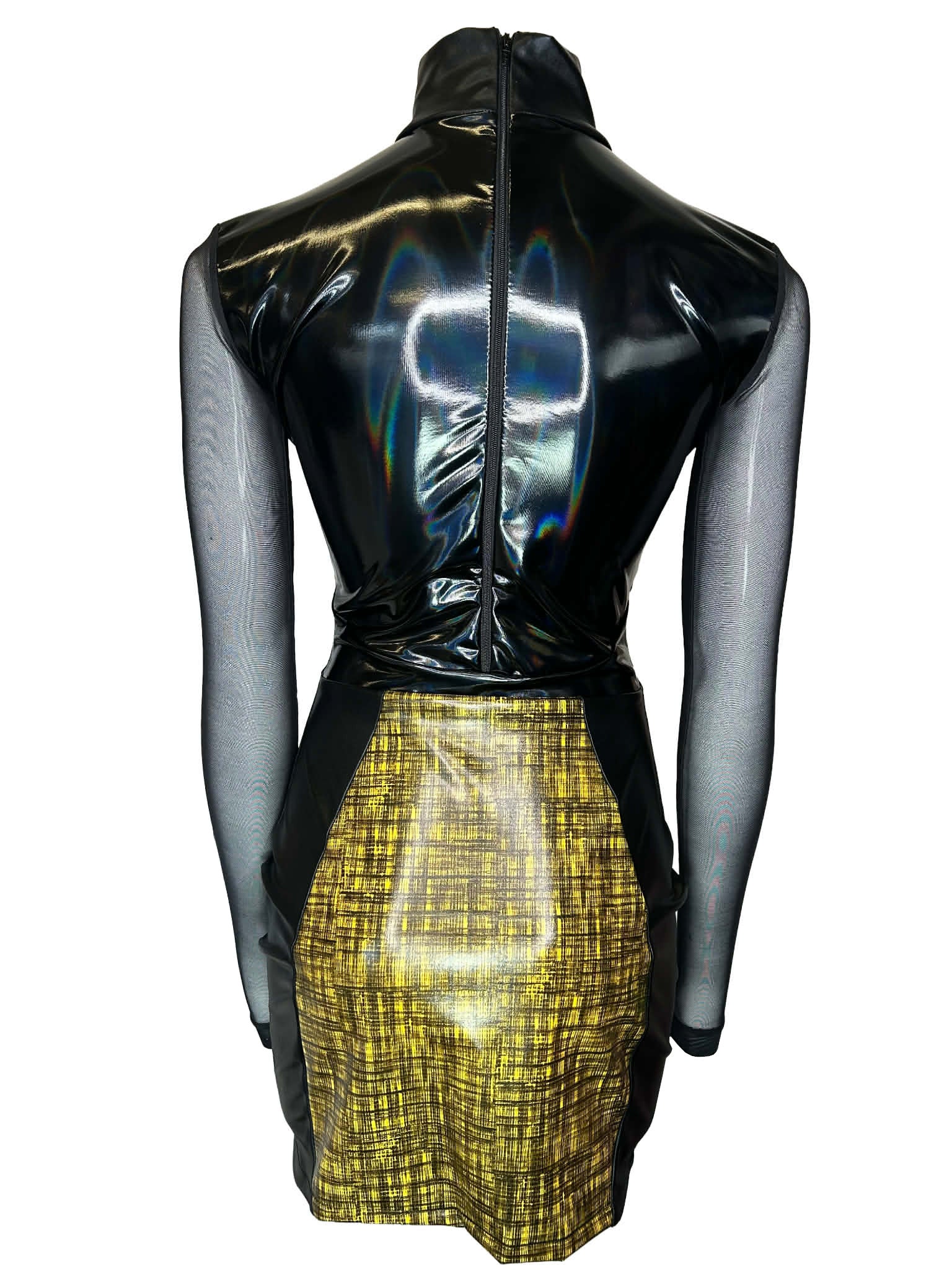 Humanoid Party Dress - PINK/YELLOW