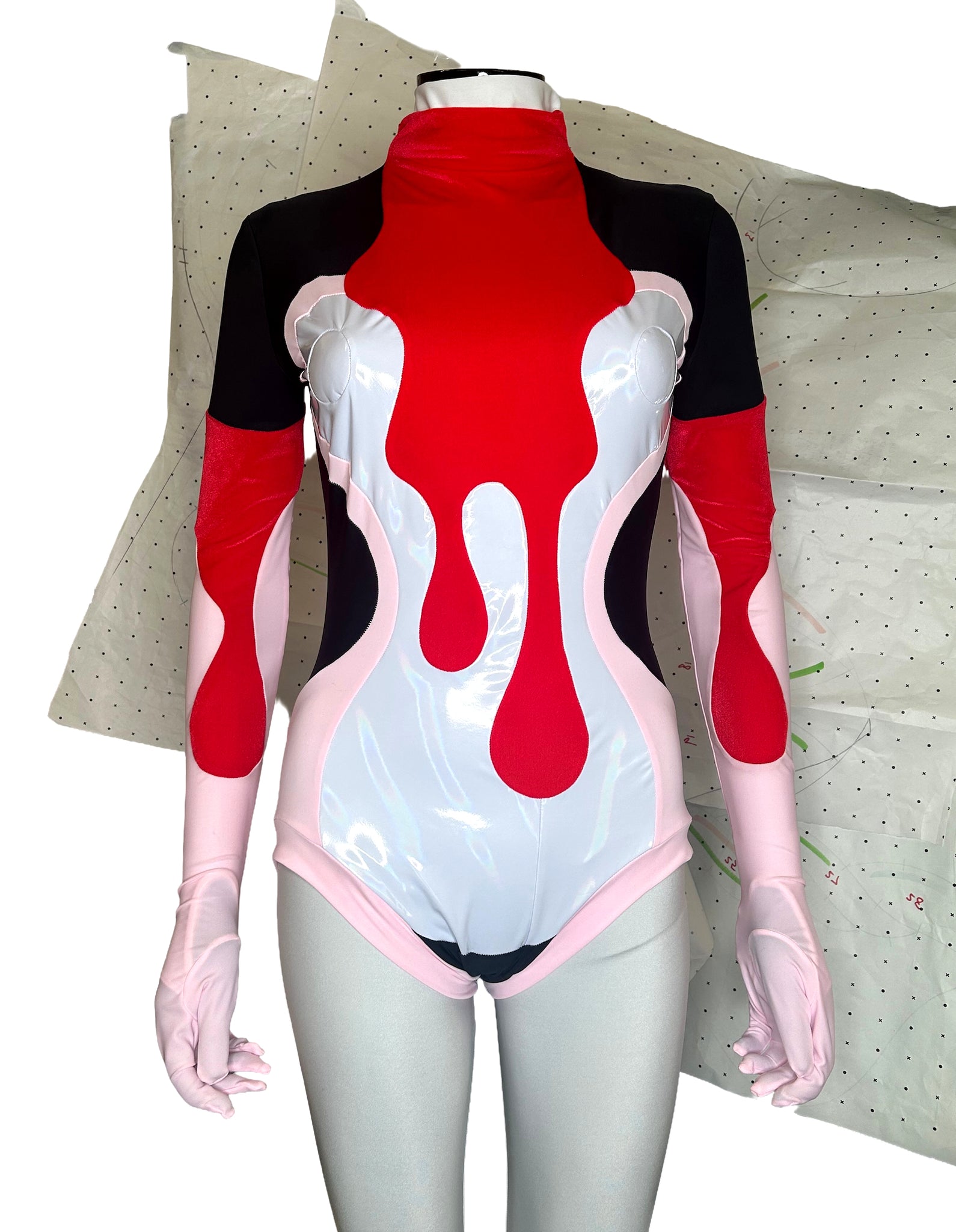 Pop Art Mannequin bodysuit - Sample