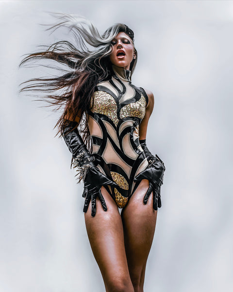 Yvonne in Gold Sequin