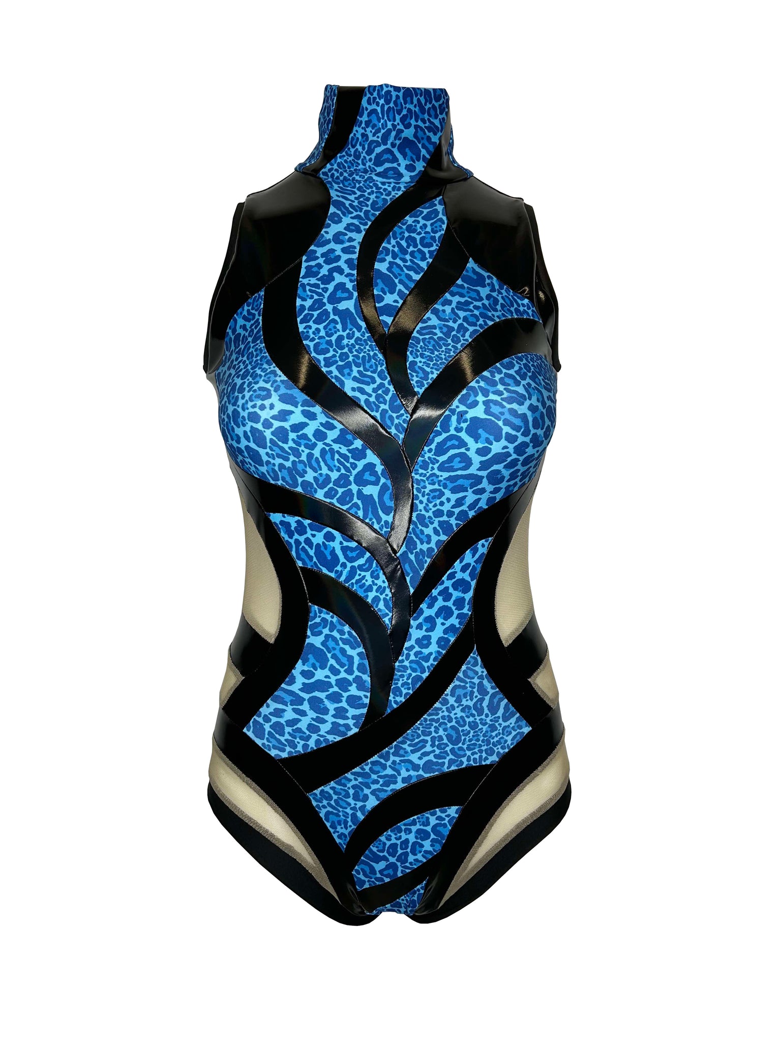 Yvonne in Blue Cheetah