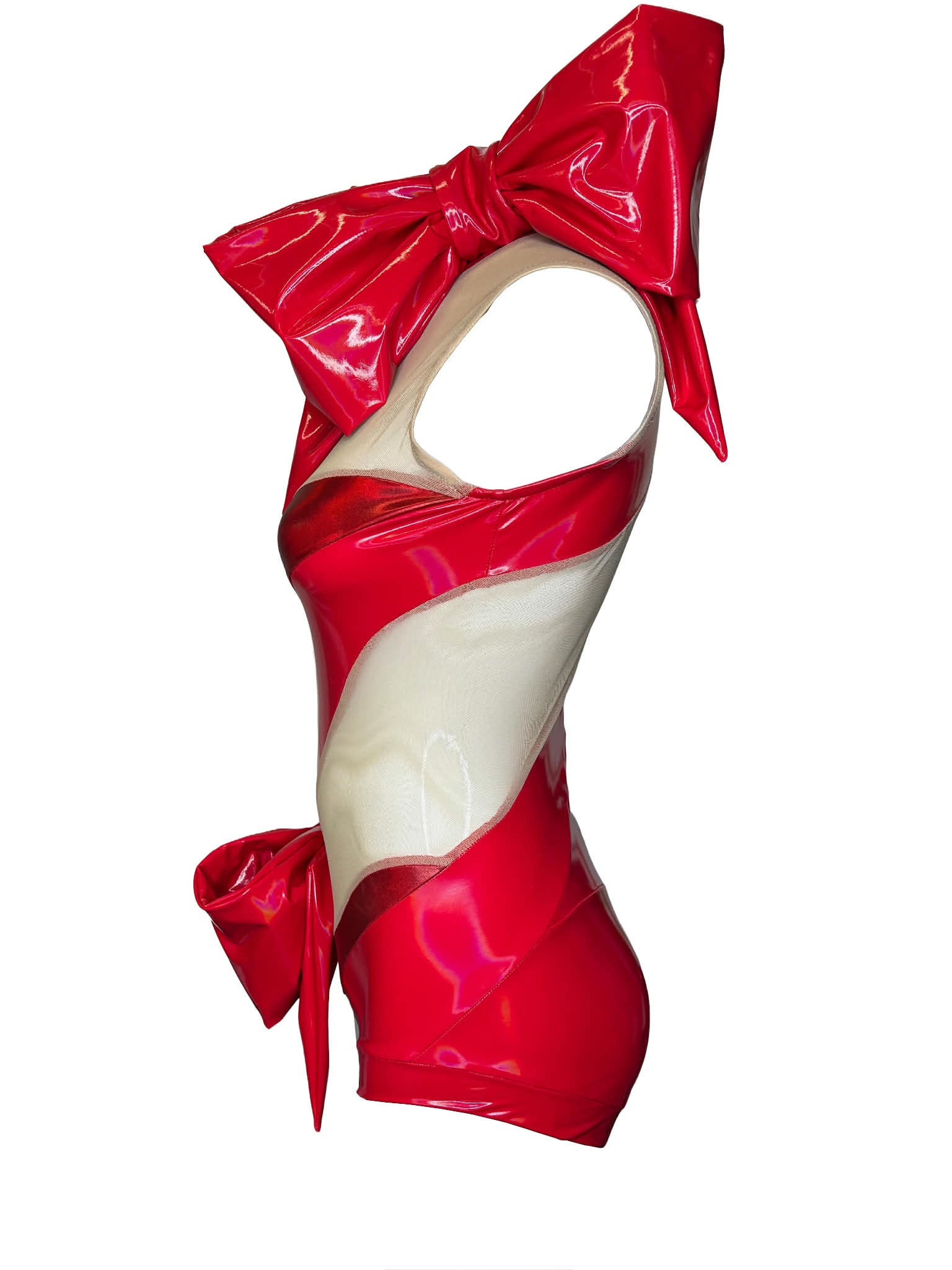 Gift Wrapped Body in Red