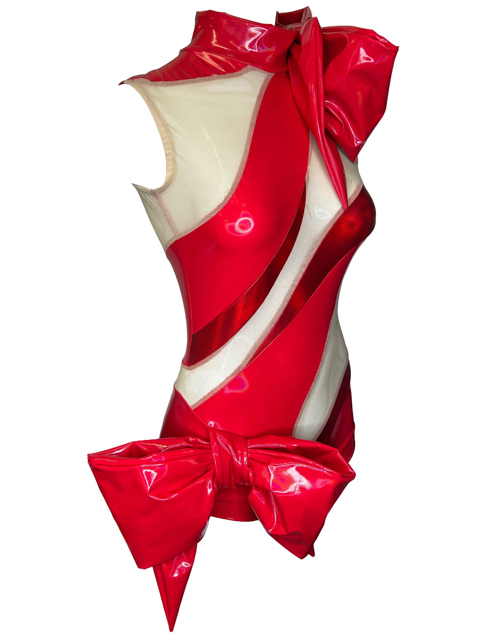 Gift Wrapped Body in Red