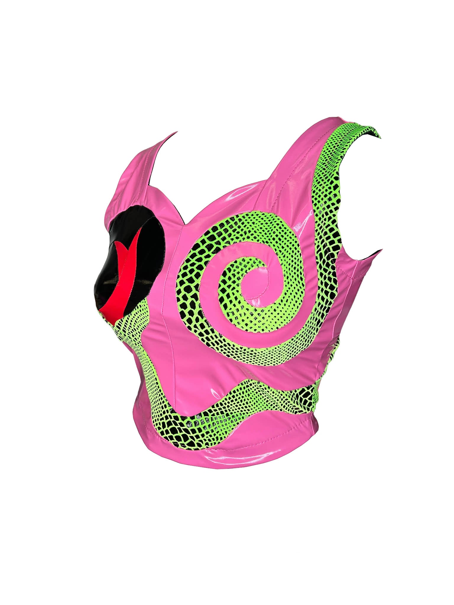 Snakebite Top - Bubblegum Pink